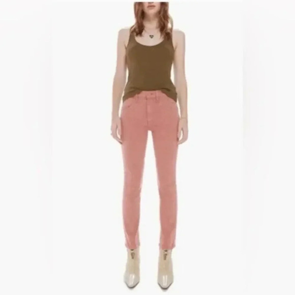 MOTHER | The Stash Mid Rise Dazzler Ankle Jeans in Desert Sand Size 27 B3166 - Picture 1 of 8